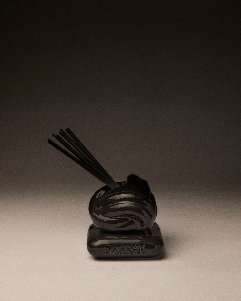 Black Zaaman The Ropes ceramic vessel, studio